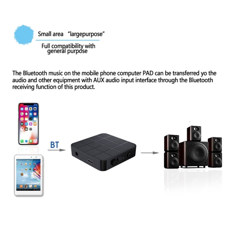B32 2 in 1 Bluetooth 5.0 TV Computer Wireless Audio Bluetooth Adapter Bluetooth Transmitter Receiver