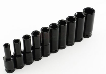 10pc 1/2 Inch Drive Deep Impact Socket Tool Set 8mm-22mm dealonline.co.nz