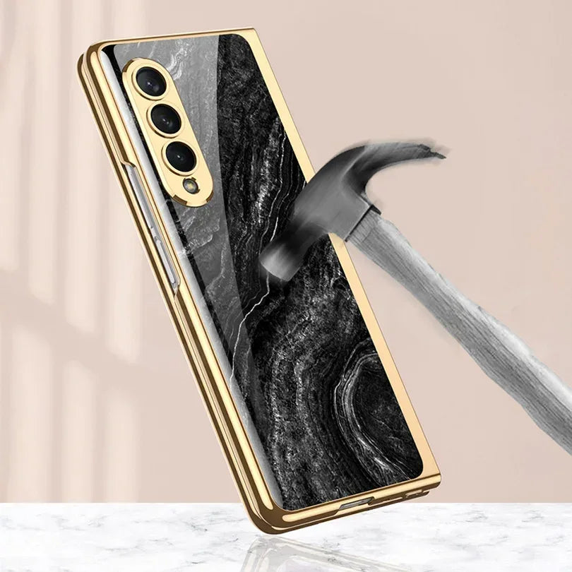 GKK Luxury Plating Frame Case for Galaxy Z Fold 3,4 & 5 - ShopHub