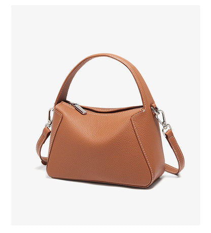 FOXER Lady's Handbag Cow Leather Shoulder Bag Small Size Crossbody Minimalist Style Bag Commute Work High Quality