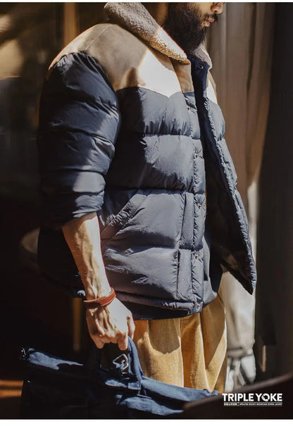 Maden Premium 90% White Duck Down Puffer Jacket