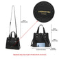 High Quality Women Split Leather Handbag Fashion Workplace Big Capacity Tote Bag Commuter Crossbody Shoulder Bags Mother's Gift