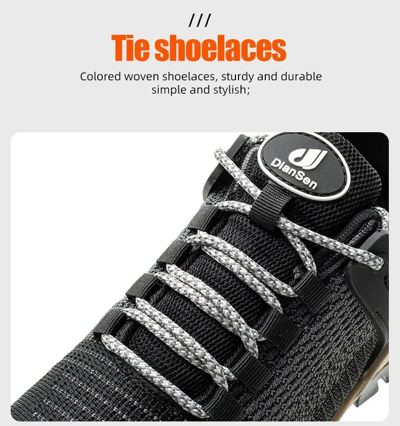 Unisex Indestructible Non-Slip Work Shoes With Steel Toes - ShopHub