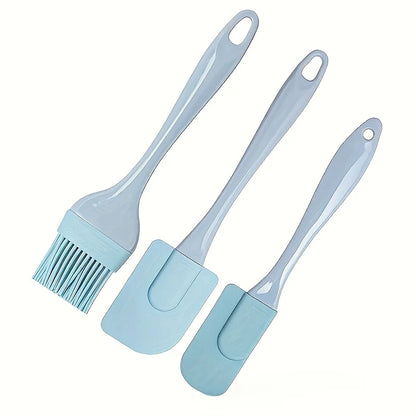 3Pcs Silicone Baking Brushes Set