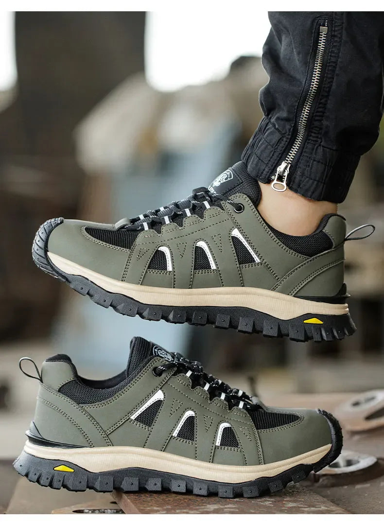 Kankeirr Men’s Steel Toe Work Shoes - ShopHub