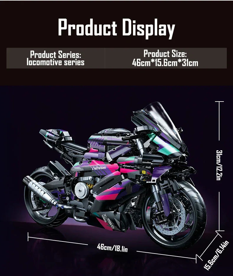 TOYLINX Motorcycle Building Blocks Set! - ShopHub