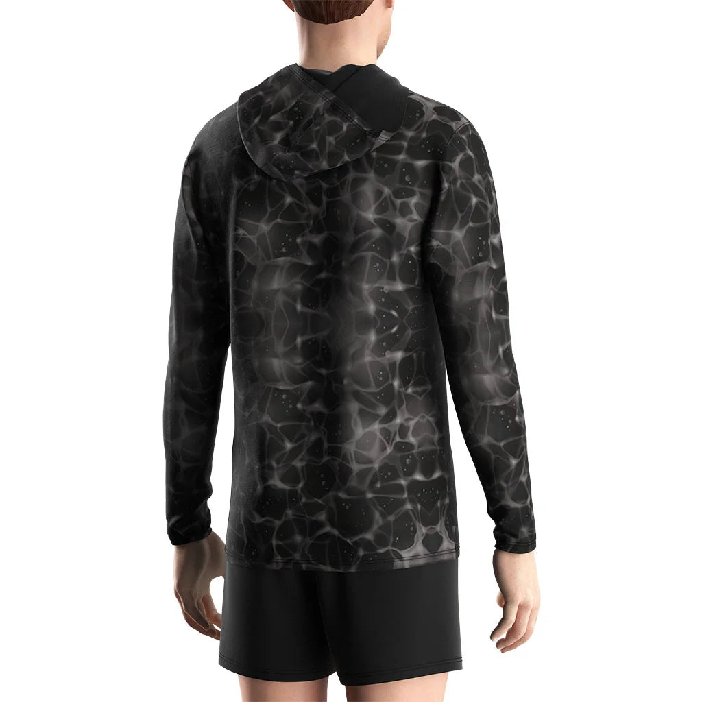 Mens Fishing UV Protection Hoodie - Lightweight Outdoor 3D Printing Nerve Cells Casual Streetwear