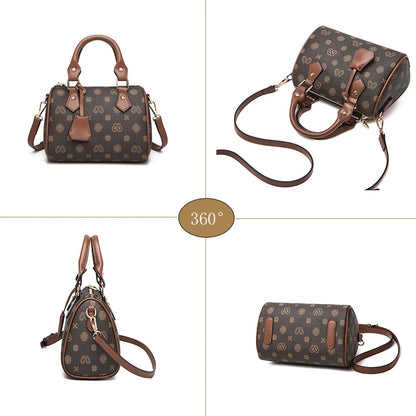 FOXER PVC Women's Vintage Boston Handbag