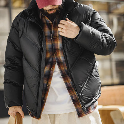 Maden Men's 90% White Duck Down Jacket