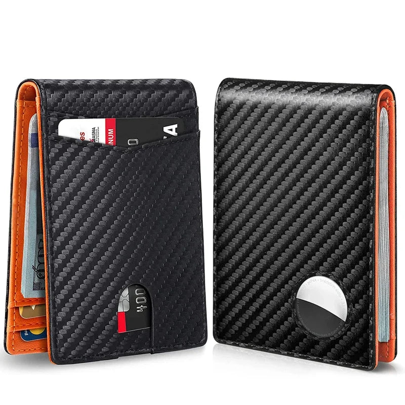 DIENQI Slim Carbon Fibre RFID Wallet