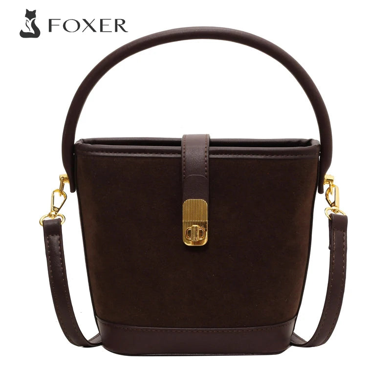 FOXER Crossbody Bucket Bag