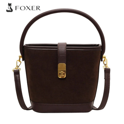 FOXER Crossbody Bucket Bag