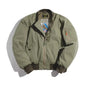 MADEN Panelled MA-1 Bomber Jacket | Blue or Military Green
