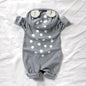 Kids Tales Little Wanderer Cotton-Blend Hooded Baby Romper