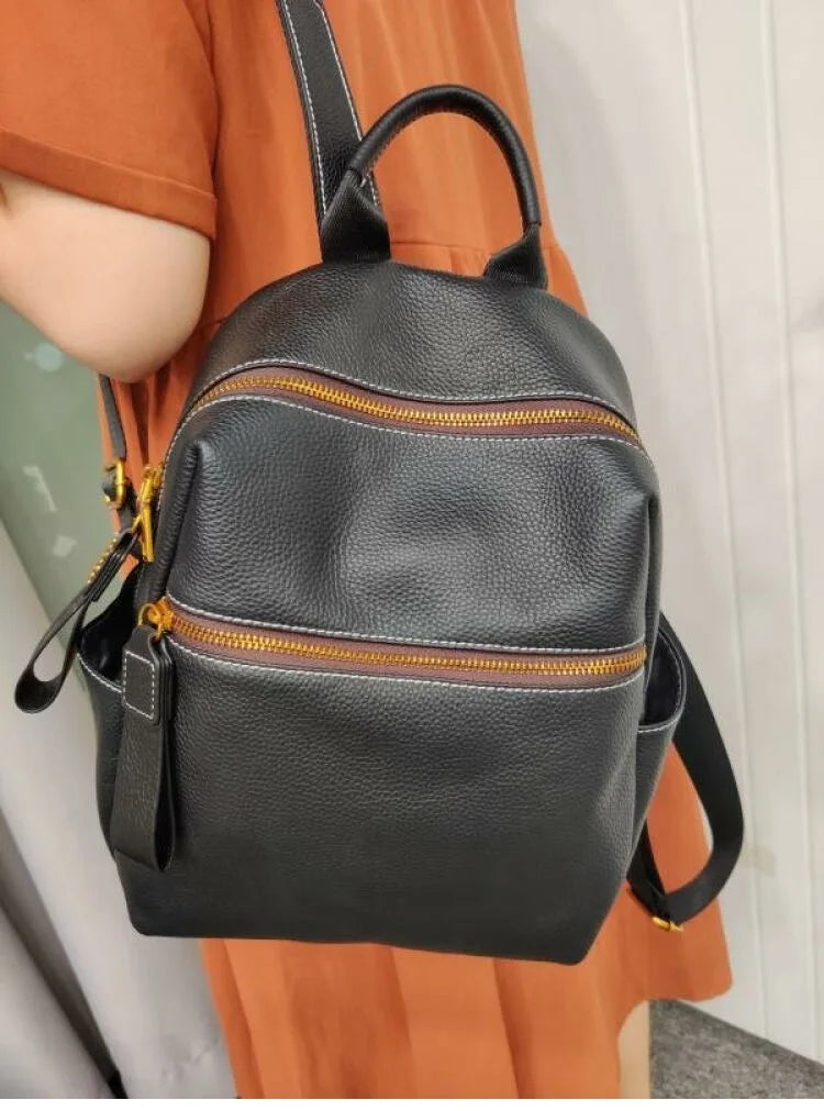 ZOOLER Top Sell Genuine leather Backpack Women Real Leather Travel Bags Style Backpack Soft Skin Female School Girl  Bags MY113