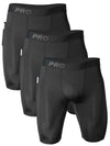 3pcs Men's Sports Underwear with Pockets