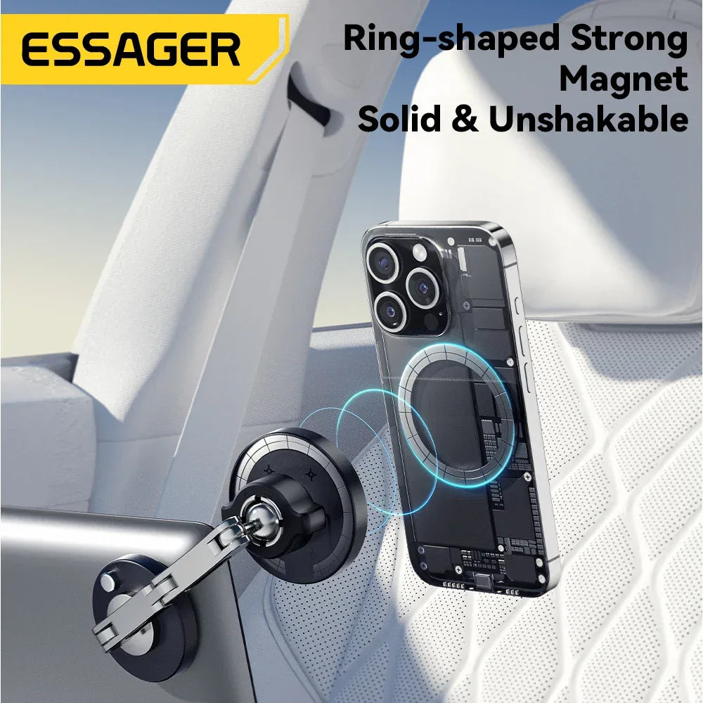 Essager Magnetic Wireless Charger Car Phone Holder - ShopHub