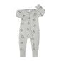 Kids Tales Storytime Cotton-Blend Double-Zip Baby Romper