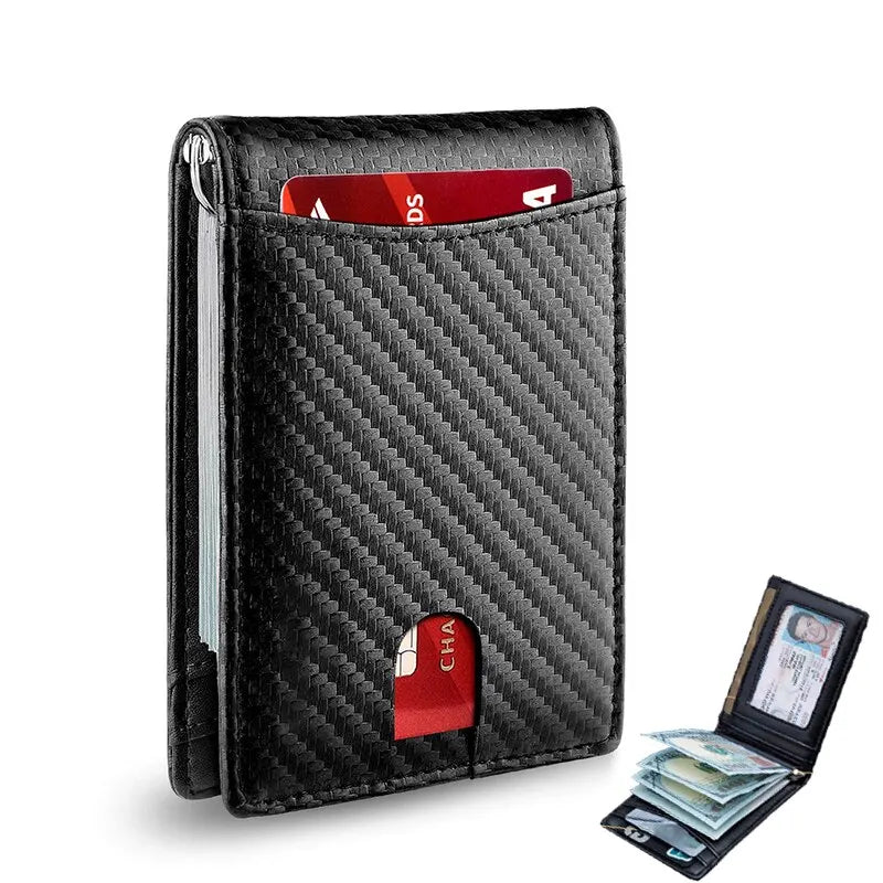 RFID Carbon Fiber Men's Wallet