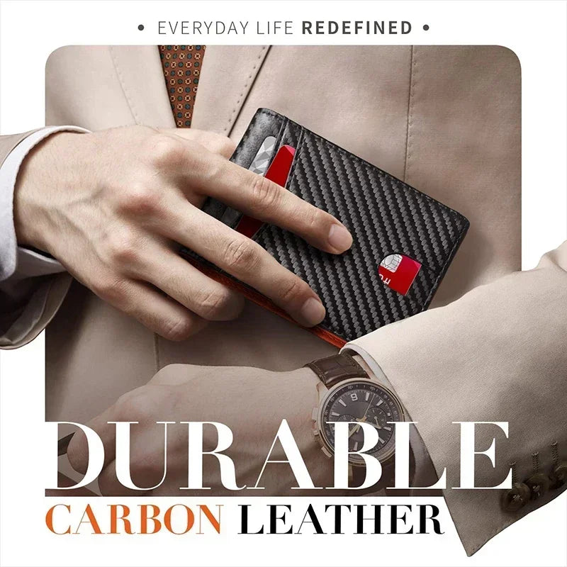 DIENQI Rfid Credit Card Holder Wallets Men Money Bag Purse Slim Thin Wallet for Men Small Short Purse Male Black Vallet Billfold