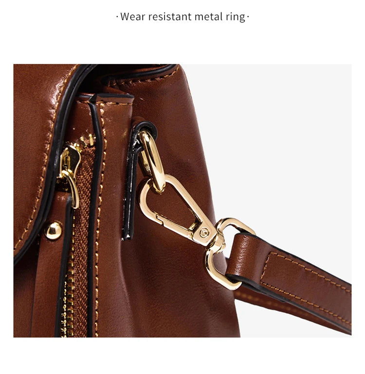 FOXER Brand Retro Women's Handbag