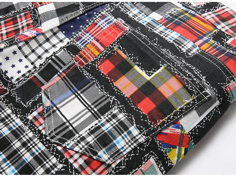 Men's Digital Print Jeans - ShopHub