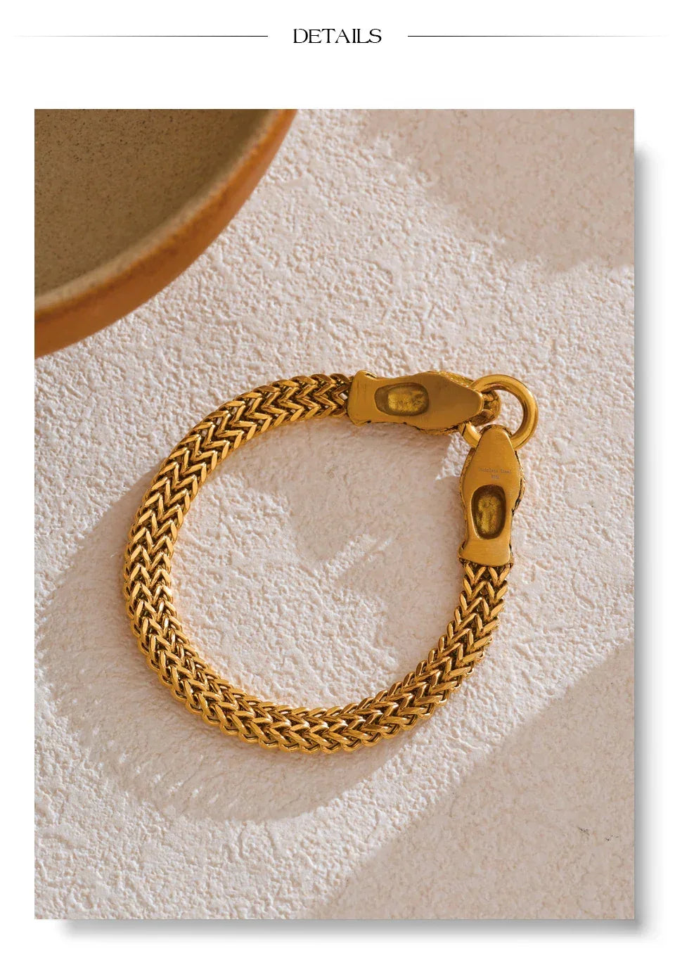 23cm Men's Snake Bracelet - ShopHub