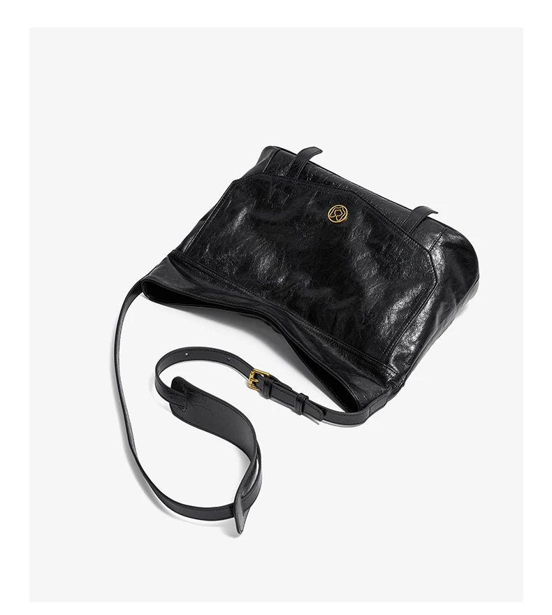 FOXER Genuine Leather Hobo Tote Bag