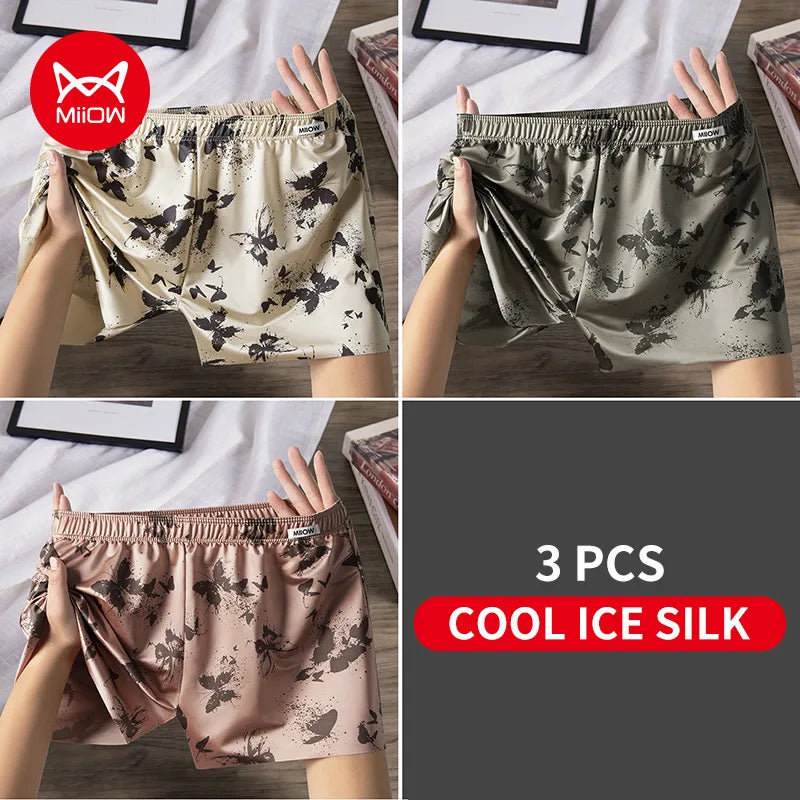 MiiOW Ice Silk Men's Underwear for Ultimate Breathability and Comfort