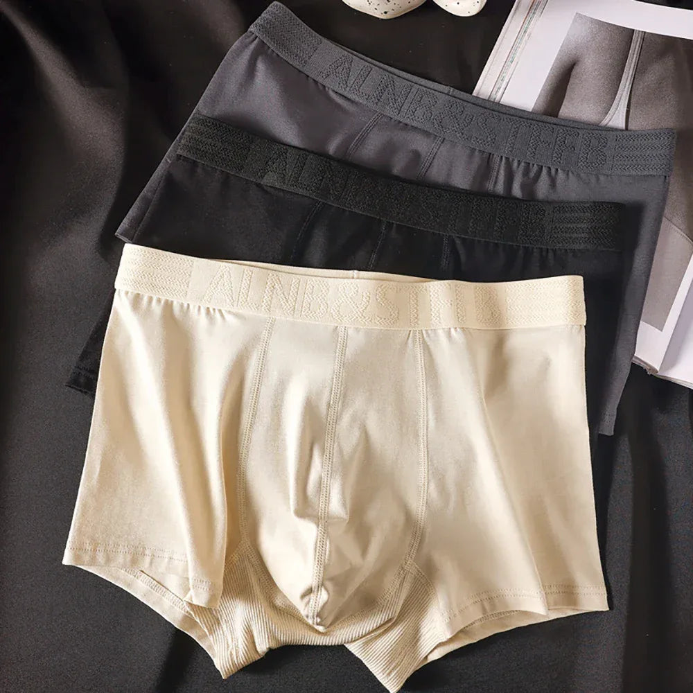 Men's 3 Pack 100% Cotton Antibacterial Boxer Shorts - ShopHub