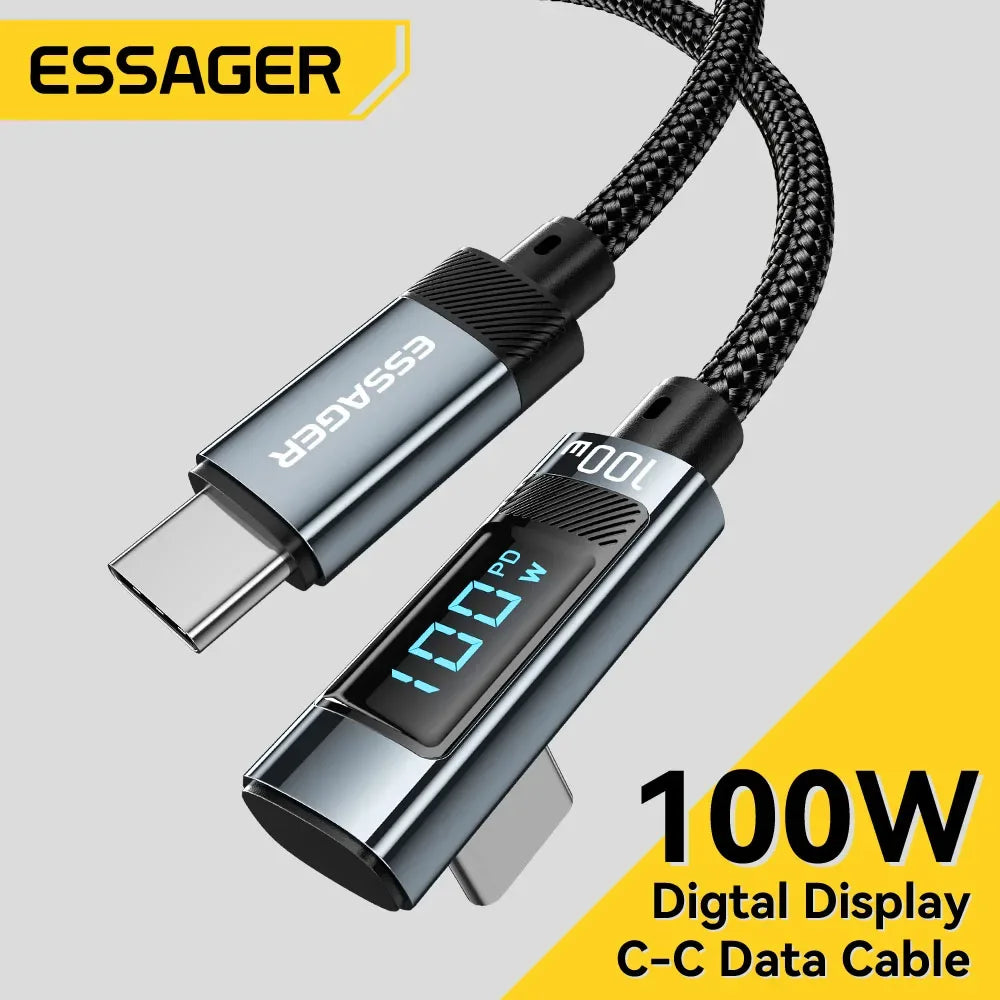 Essager PD100W USB Type C to USB C Cable - ShopHub