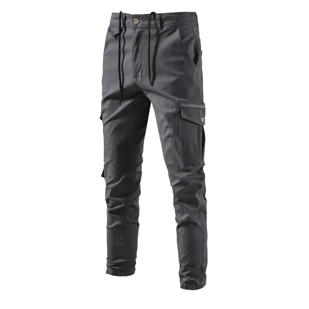 AIOPESON 100% Cotton Men's Cargo Trousers - ShopHub