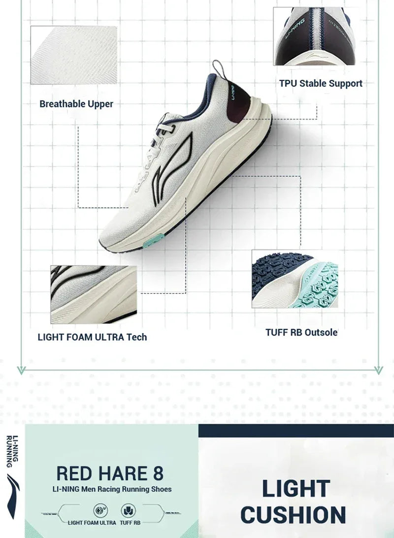 Li-Ning Men's RED HARE 8 Running Shoes - ShopHub