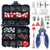 Outdoor Fishing Accessories Set with Tackle Box (263pcs)