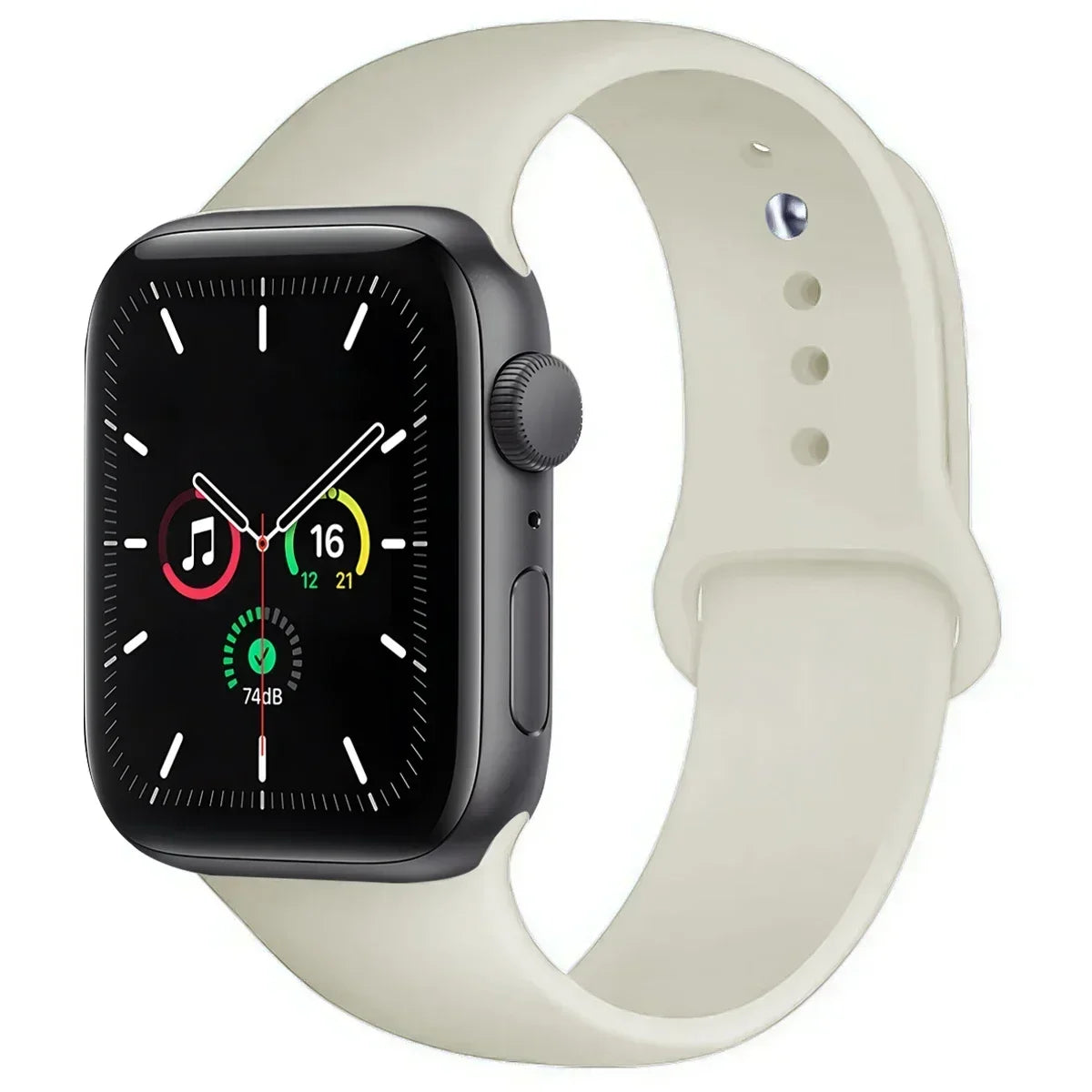 Silicone Replacement Strap for Apple Watch Series (38mm - 42mm) (available in 45 colours) Habicare
