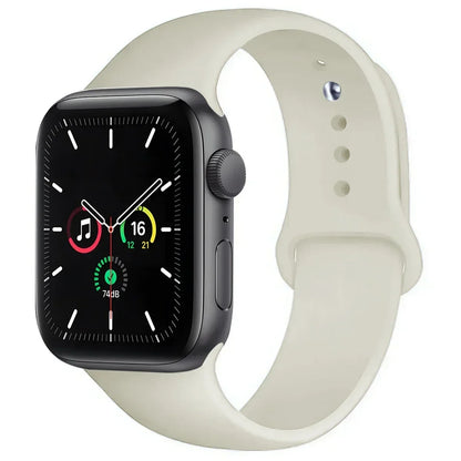 Silicone Replacement Strap for Apple Watch Series (38mm - 42mm) (available in 45 colours) Habicare
