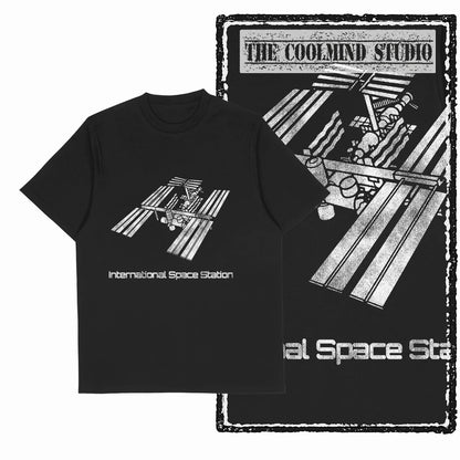 COOLMIND Z1150 ISS Space Station Graphic Cotton Tee