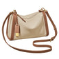 Women's Cowhide Leather Shoulder Bag Vintage Soft Messenger Handbag Fashion Crossbody Bags Female Underarm Bag DF900083S