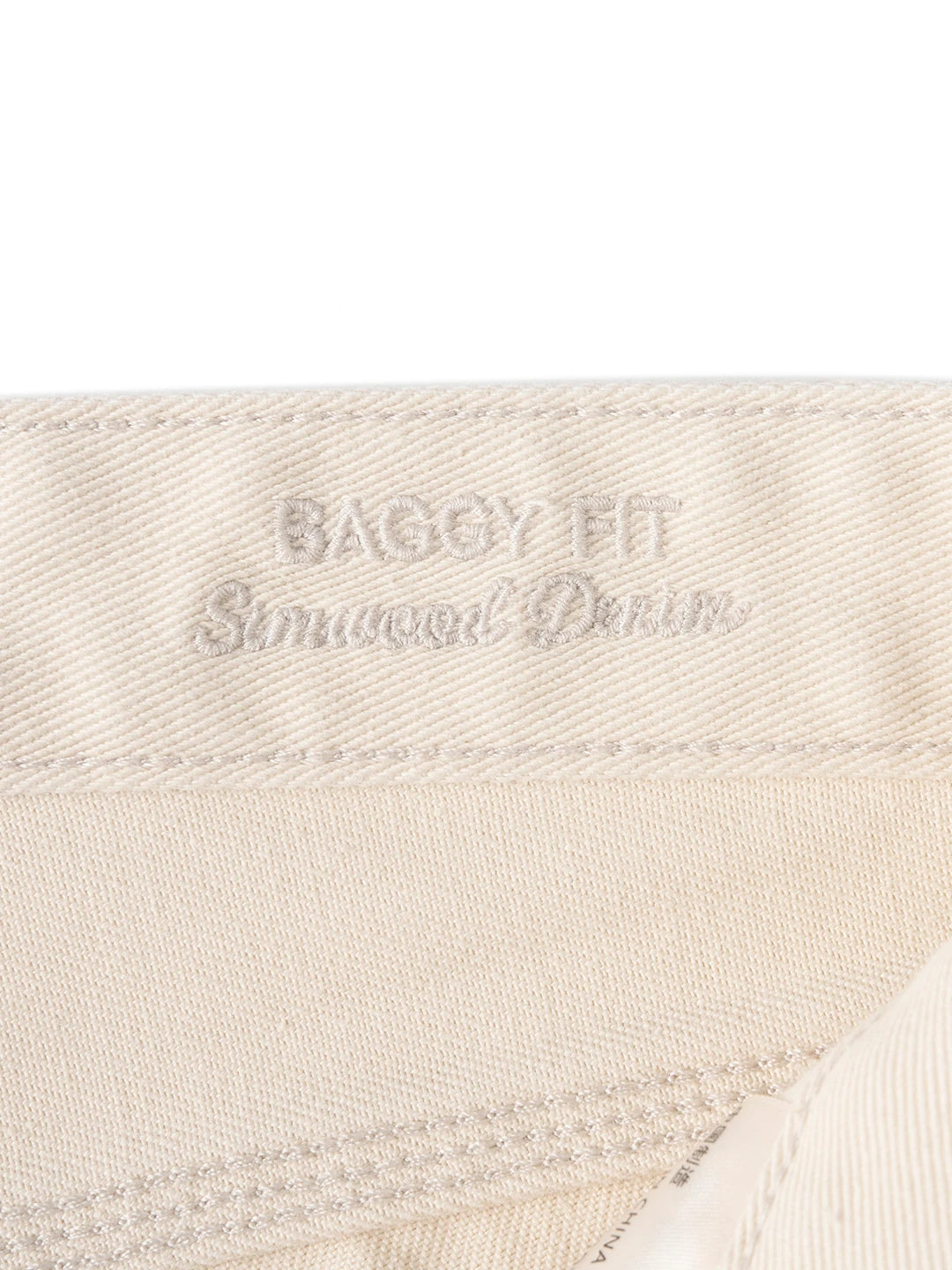 SIMWOOD 2026 Spring New Baggy Fit 11.3oz  Cotton Fabric Jeans Men Plus Size Casual Denim Chinos Pants
