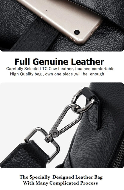 HOT ZOOLER Full Skin 100% Genuine Leather Backpack Women's Bag Classic 2026 New Large Backpack Designer Business Need #SC1700
