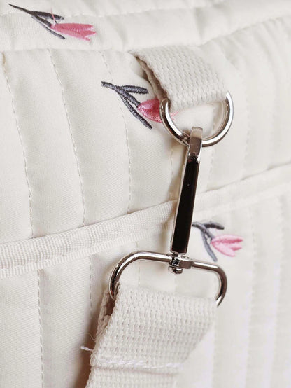 Tiny Trails Embroidered Nappy Tote Bag