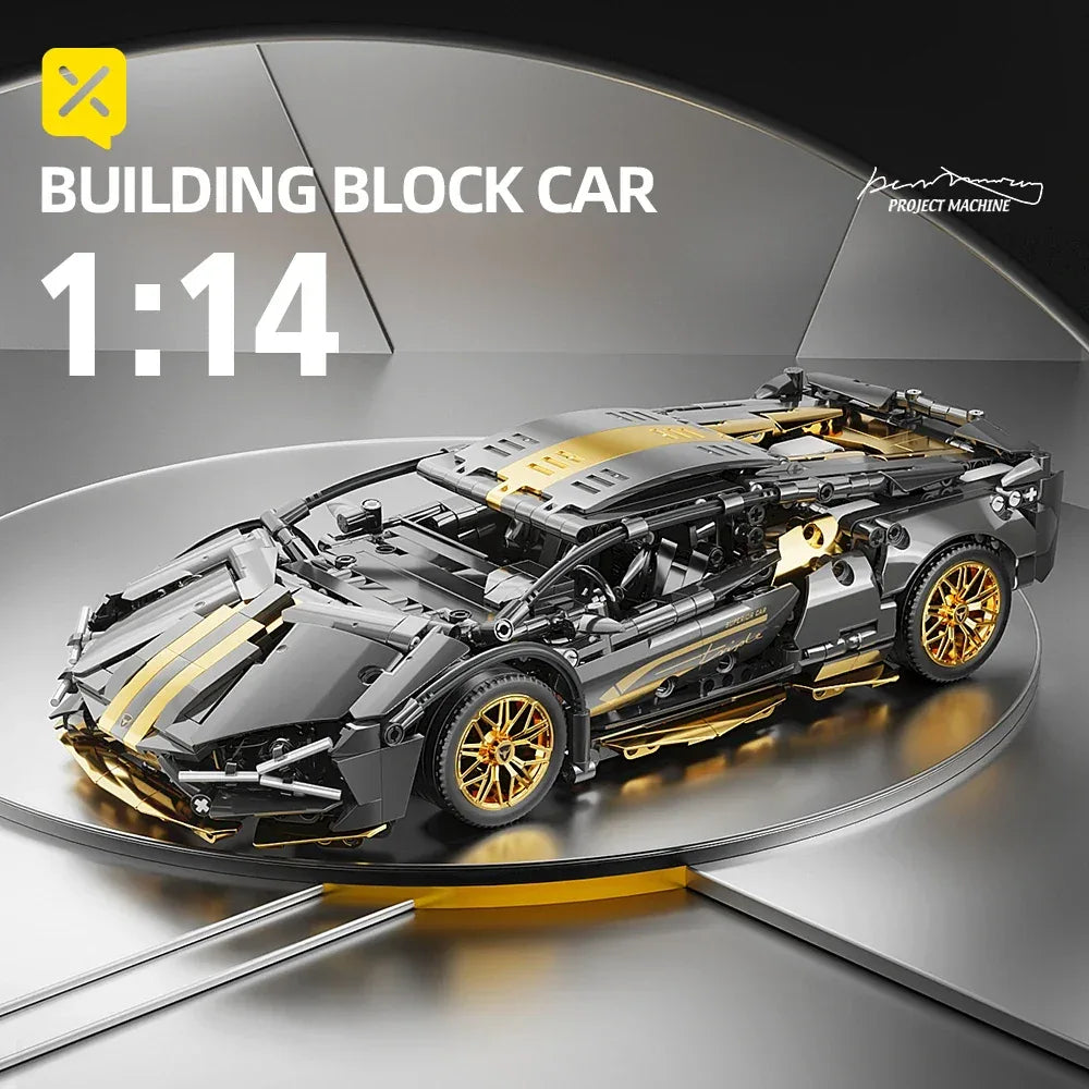 TOYLINX 1:14 Supercar Building Blocks Toy - ShopHub