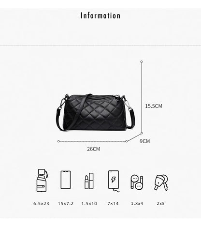 FOXER Genuine Leather Women's Shoulder Bag