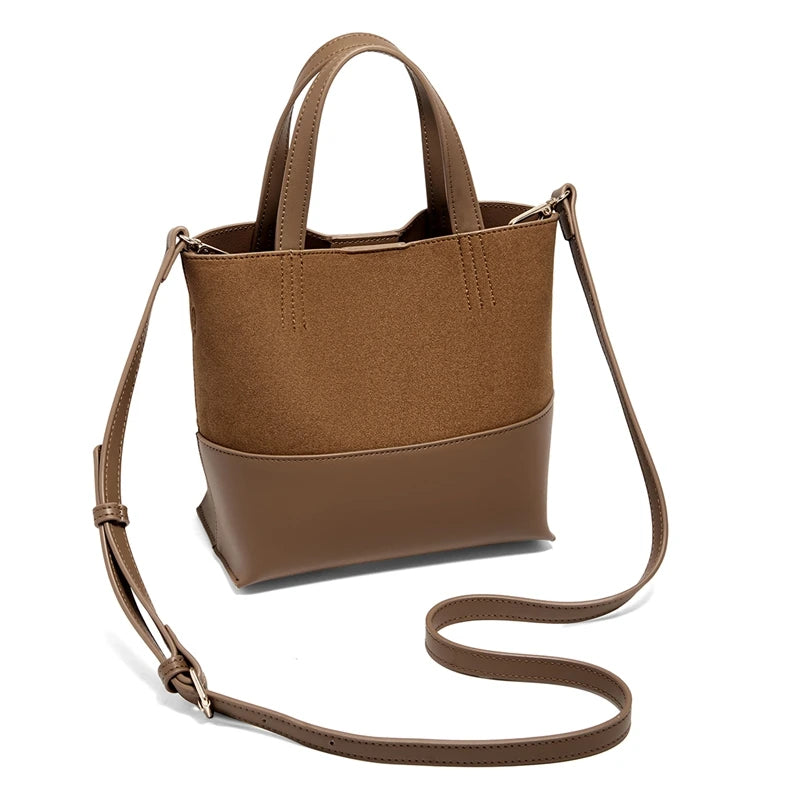 FOXER PU Leather Women's Handbag 2026 Stylish Retro Tote Bag Large Capacity Shoulder Bag for Daily Commute