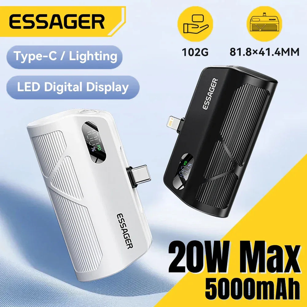 Essager Mini Capsule Power Bank - ShopHub