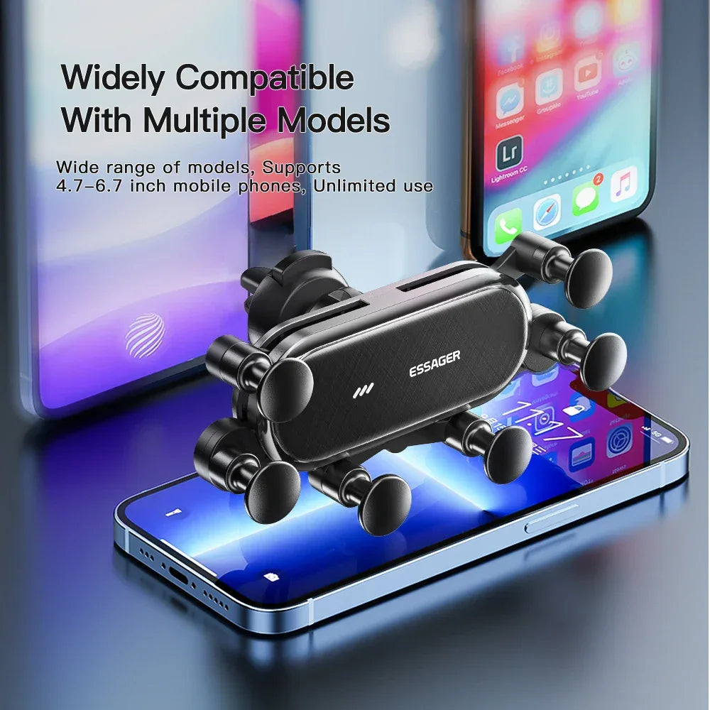 Essager Six Points Gravity Car Phone Holder - ShopHub