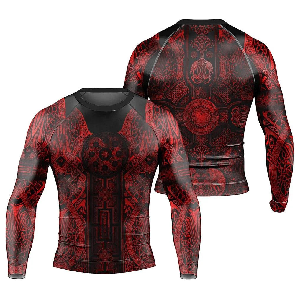 Aotearoa Kiwi Bird Rash Guard for Men, Long-Sleeved UPF 50+ Quick-Drying Compression Shirt for Fitness and Workouts