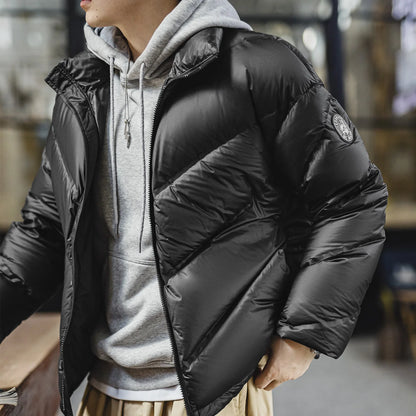 Maden Men's 90% White Duck Down Jacket