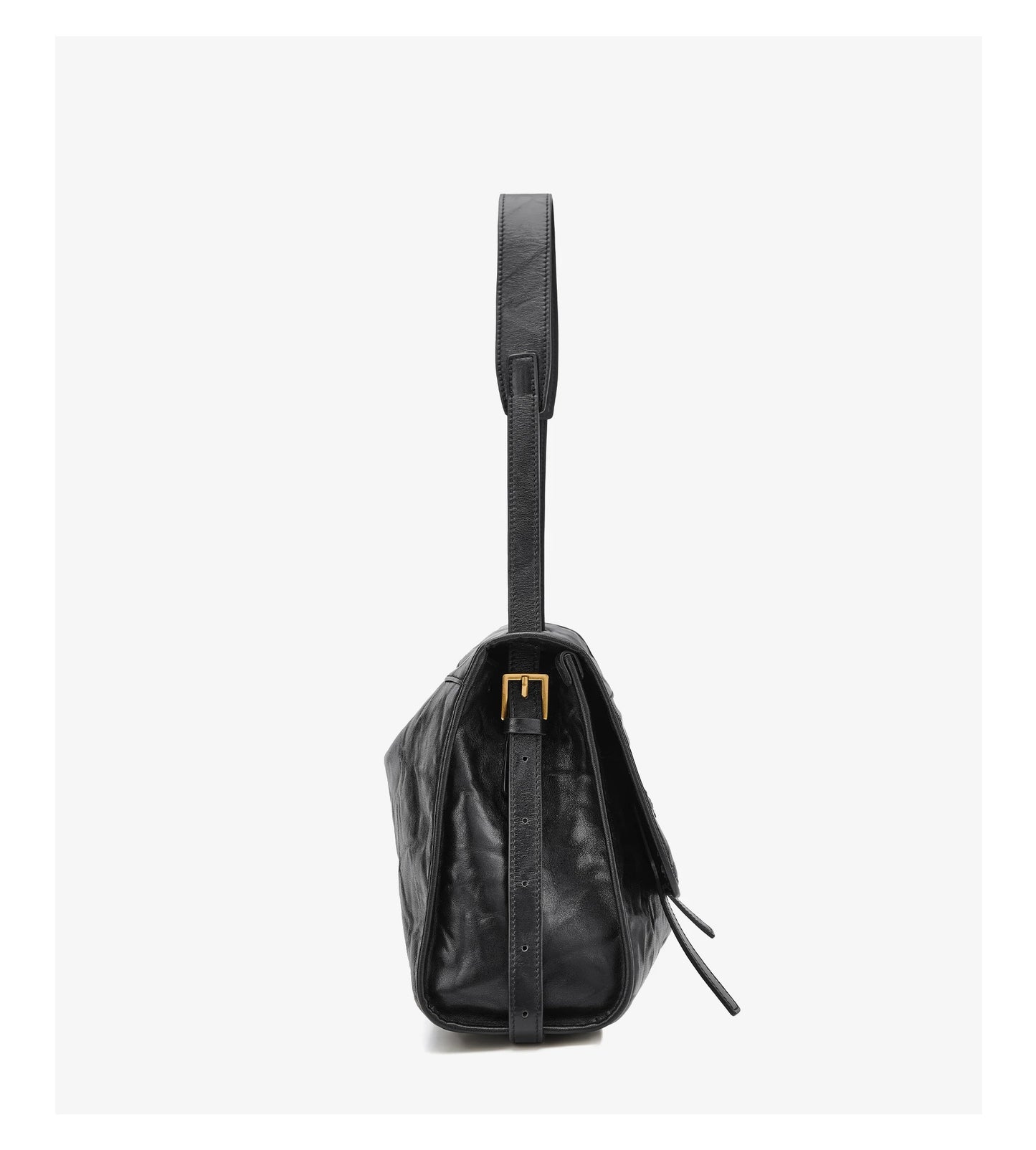 FOXER Wrinkled Genuine Leather Women's Crossbody Bag