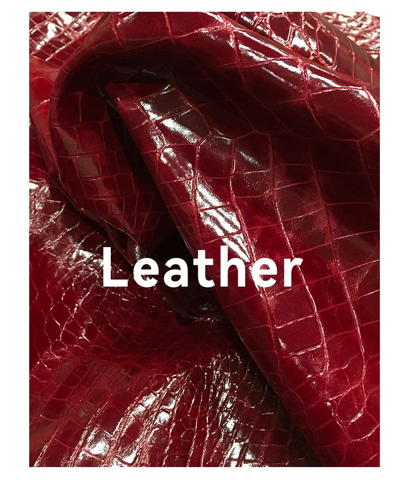 BAFELLI Full-Leather Crocodile-Pattern Large Tote Bag